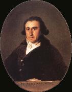 Francisco Goya Portrait of Martin Zapater oil painting artist